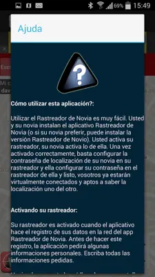 Rastreador de Novia android App screenshot 4